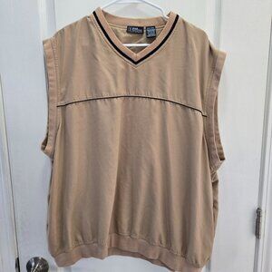 PGA Tour Sleeveless Pullover Vest XXL Beige